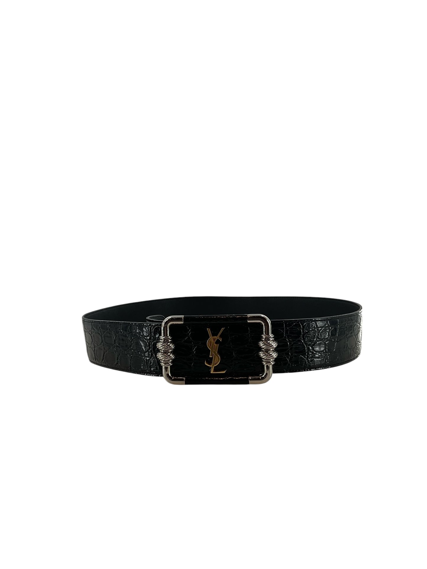 YSL Monogram Buckle Belt