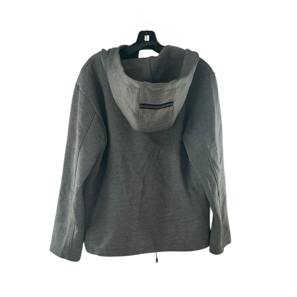 Lanvin Gray Full Zip Hooded Sweatshirt