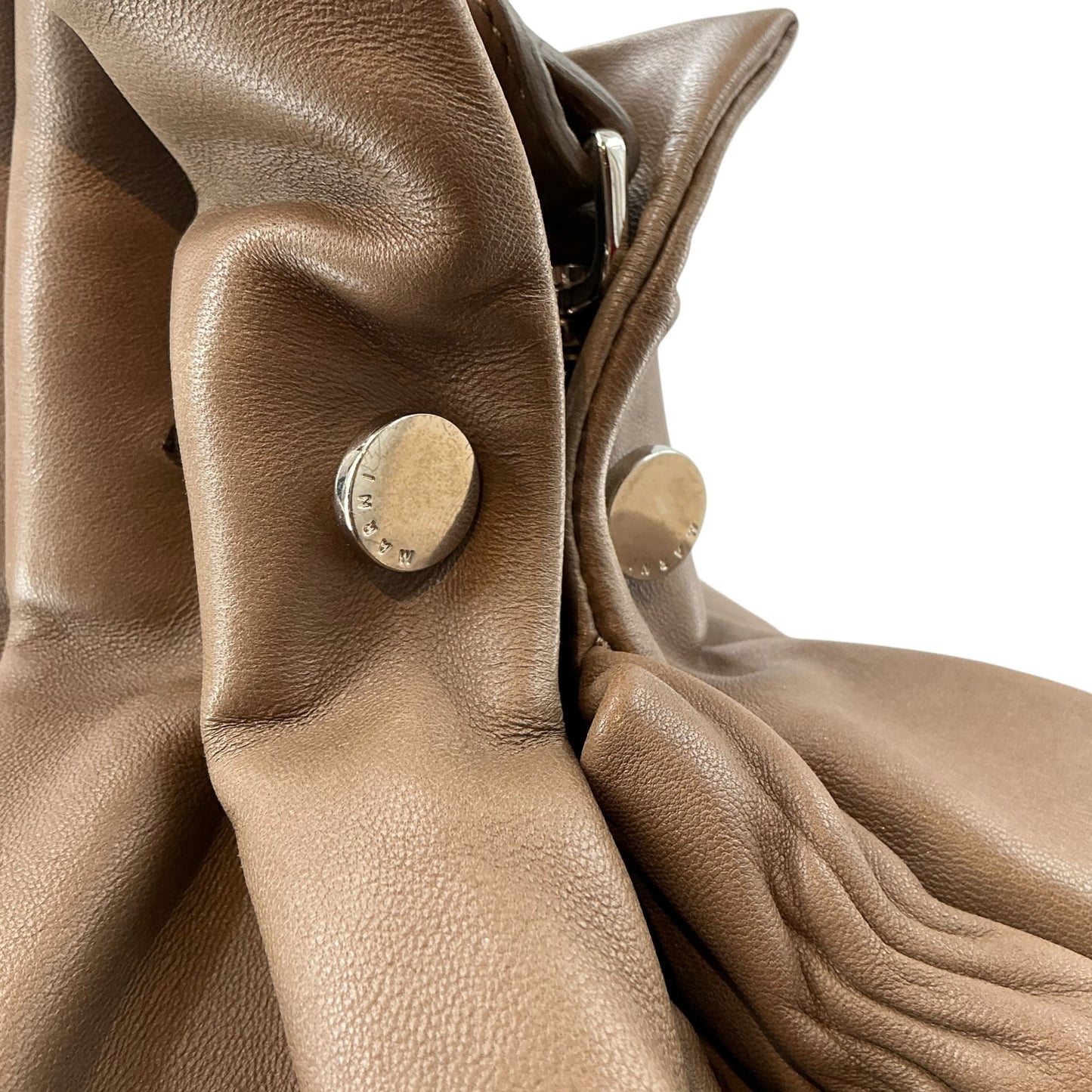 Marni Slouchy Calfskin Frame Handbag