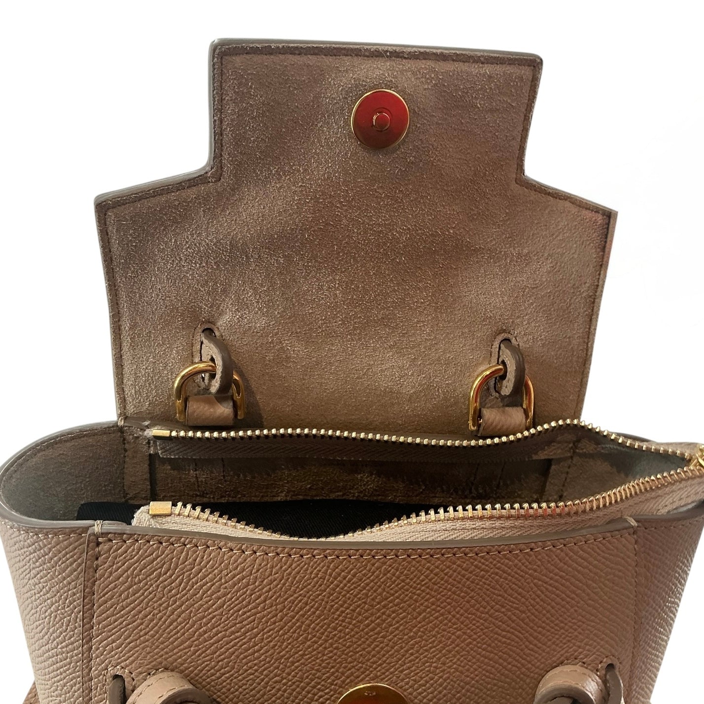 Celine Pico Bag in Light Taupe Grained Calfskin