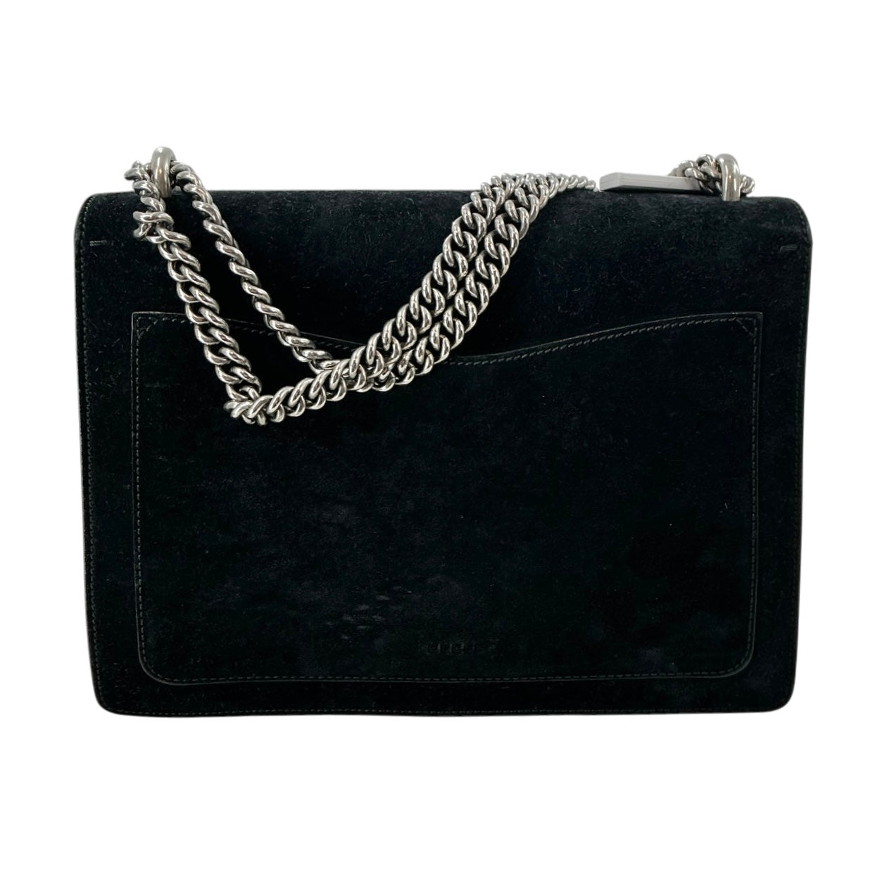 Gucci Dionysus Medium Black Suede Shoulder Bag