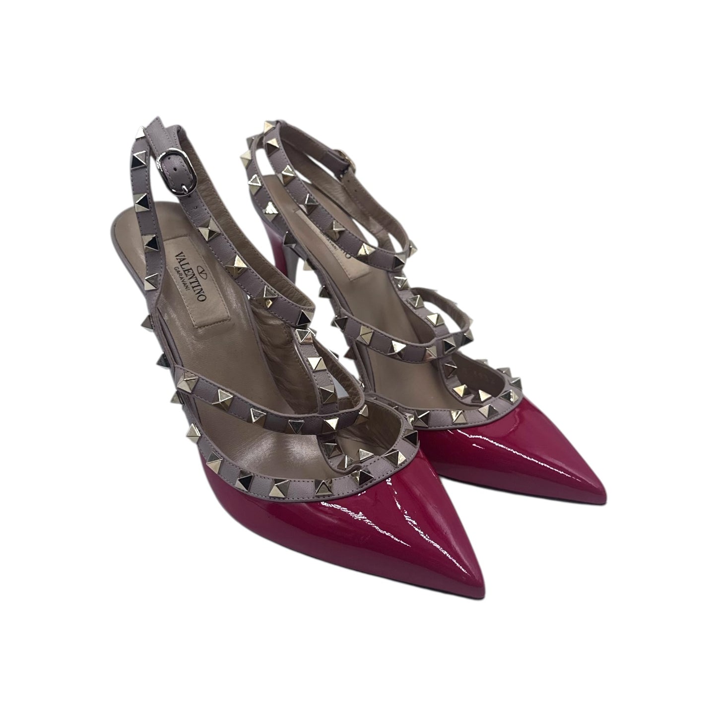 Valentino Garavani Rockstud Ankle Strap Pumps