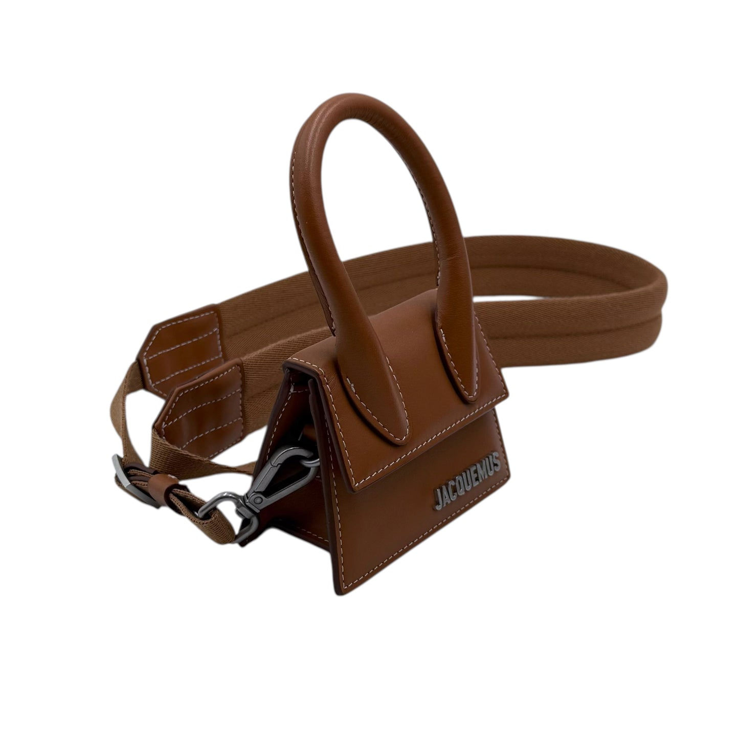 Jacquemus Cognac Le Chiquito Mini Bag