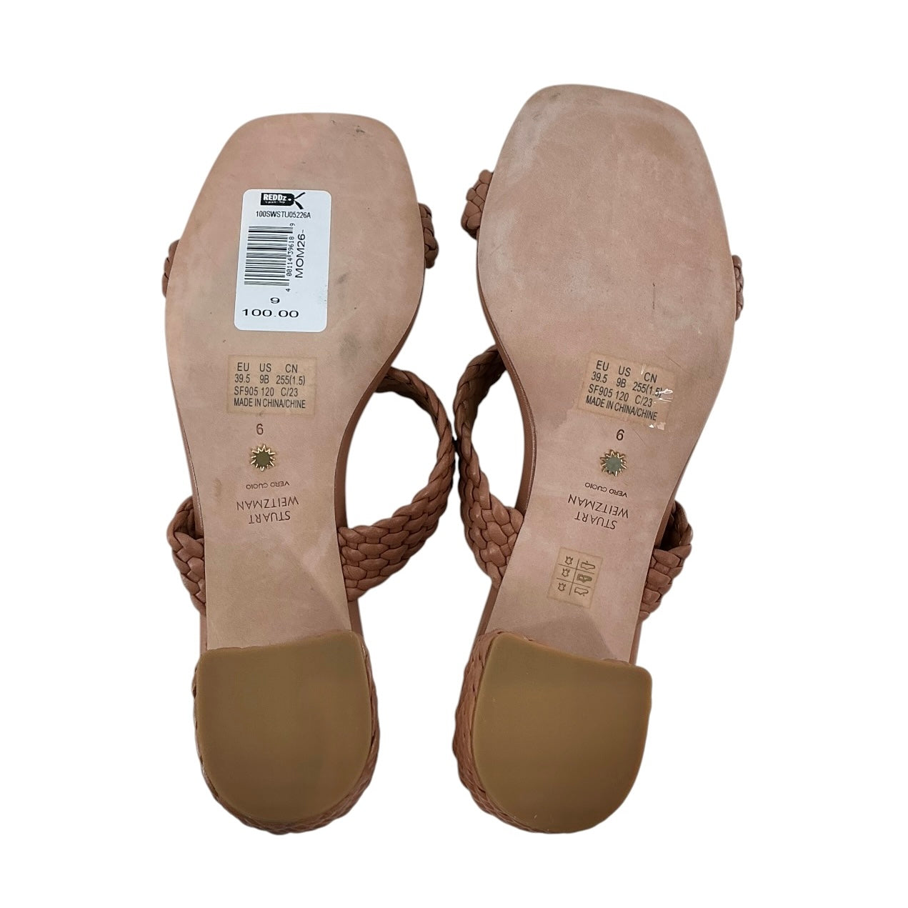 Stuart Weitzman Alena Waikiki 50 Block Slide Sandal
