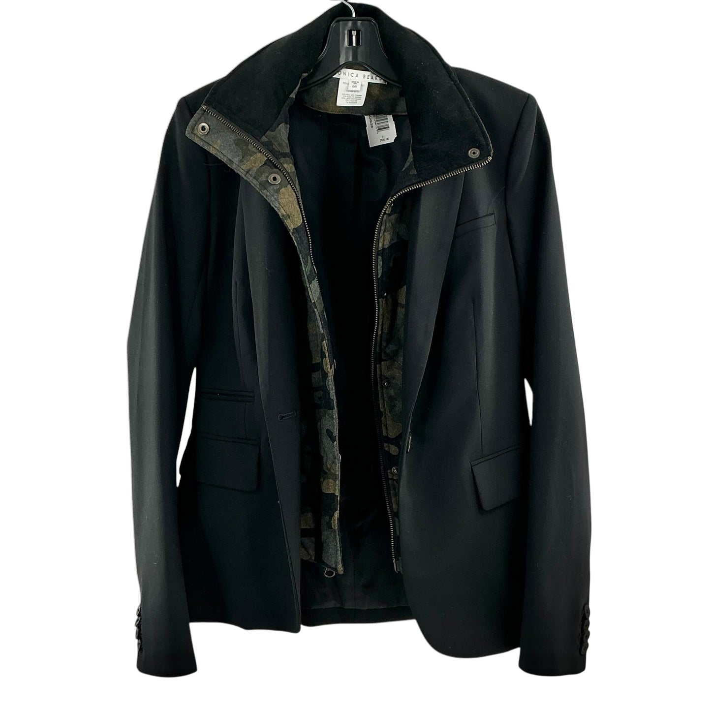 Veronica Beard Black Dickey Jacket with Interchangeable Inserts