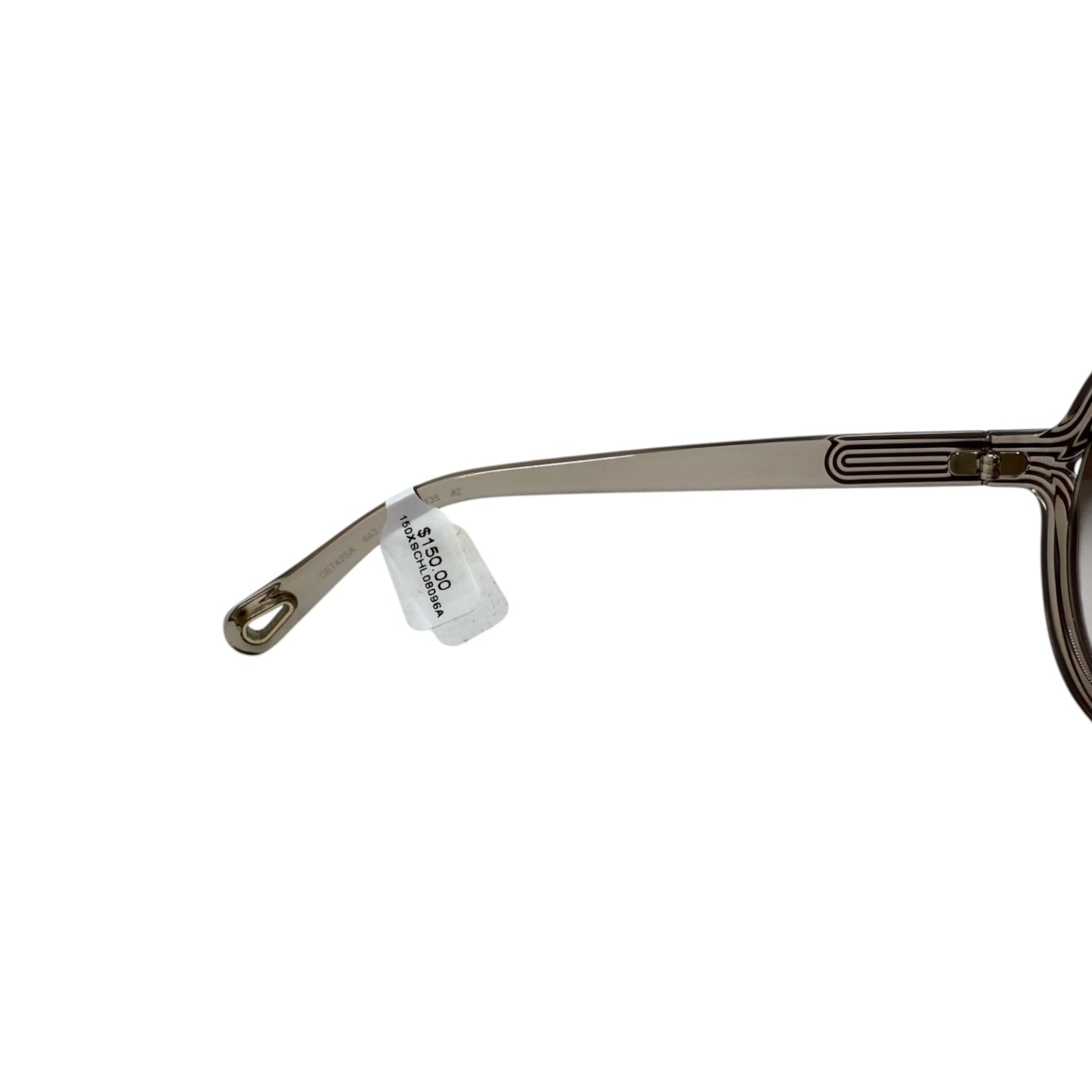 Chloé Oversized Wavy Round Sunglasses