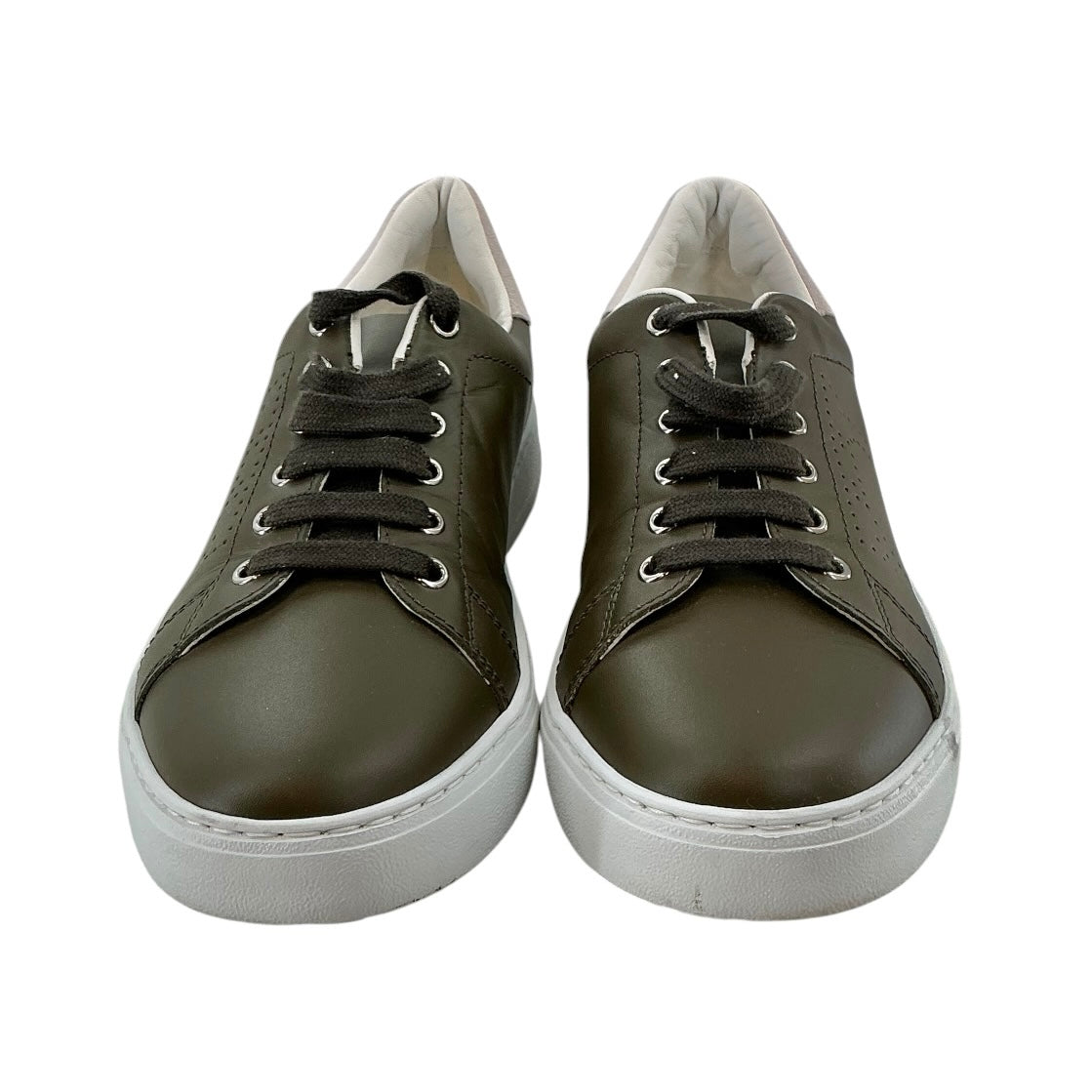Salvatore Ferragamo Pierre Leather Sneakers