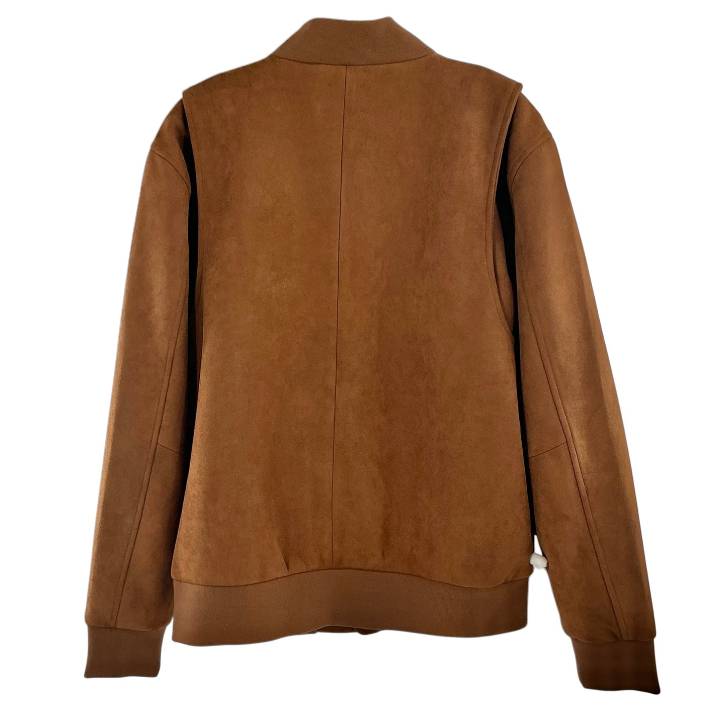 7 For All Mankind Men's Suede Bomber Jacket