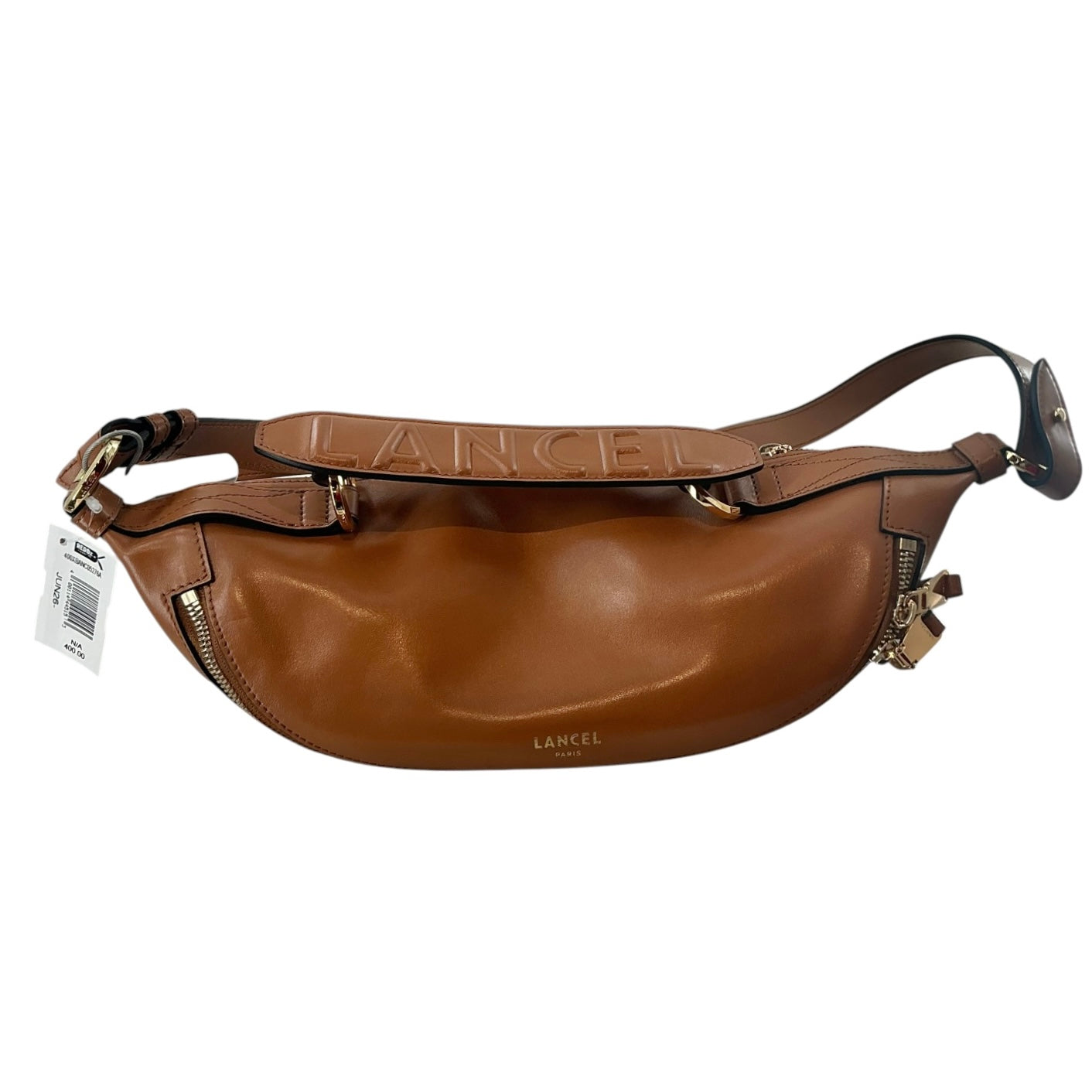 Lancel Origami Leather Belt Bag