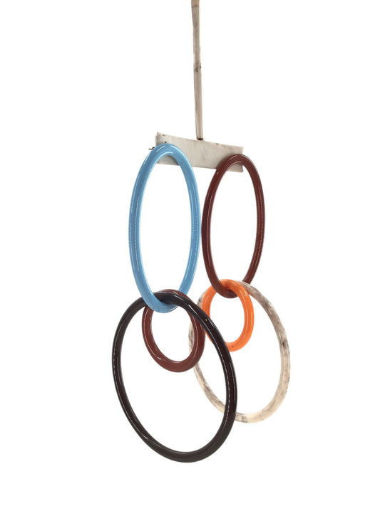 Cult Gaia Tria Acrylic Hoop Earrings