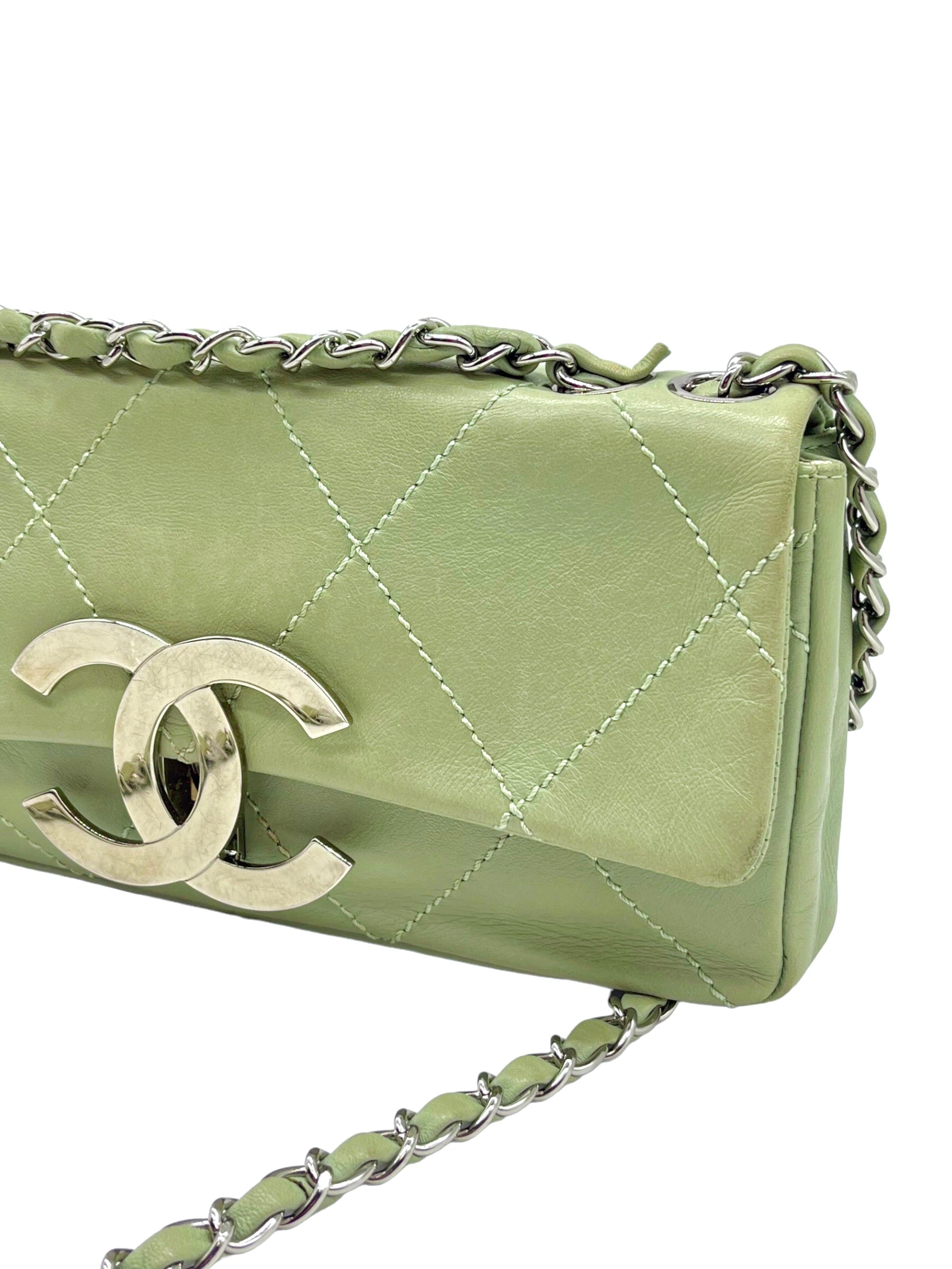 Chanel Calfskin Quilted Shoulder Bag