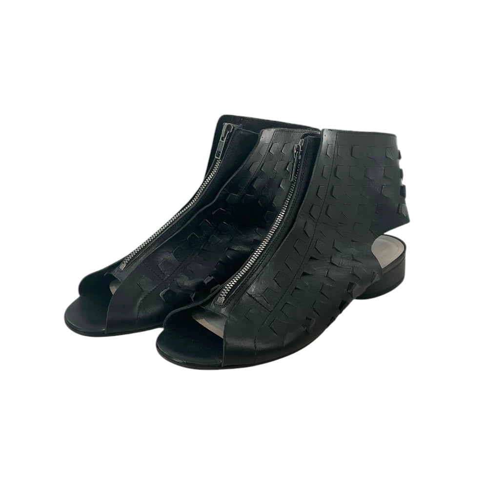 Maison Margiela Perforated Leather Cutout Bootie Sandals