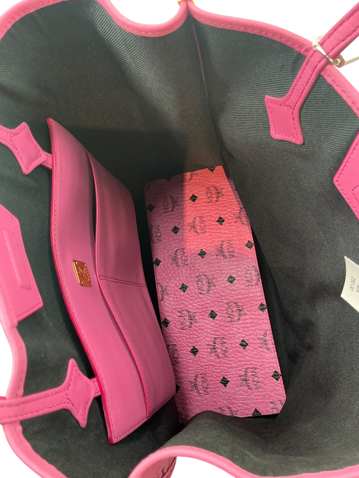 MCM Visetos Kira North South Shopper Tote