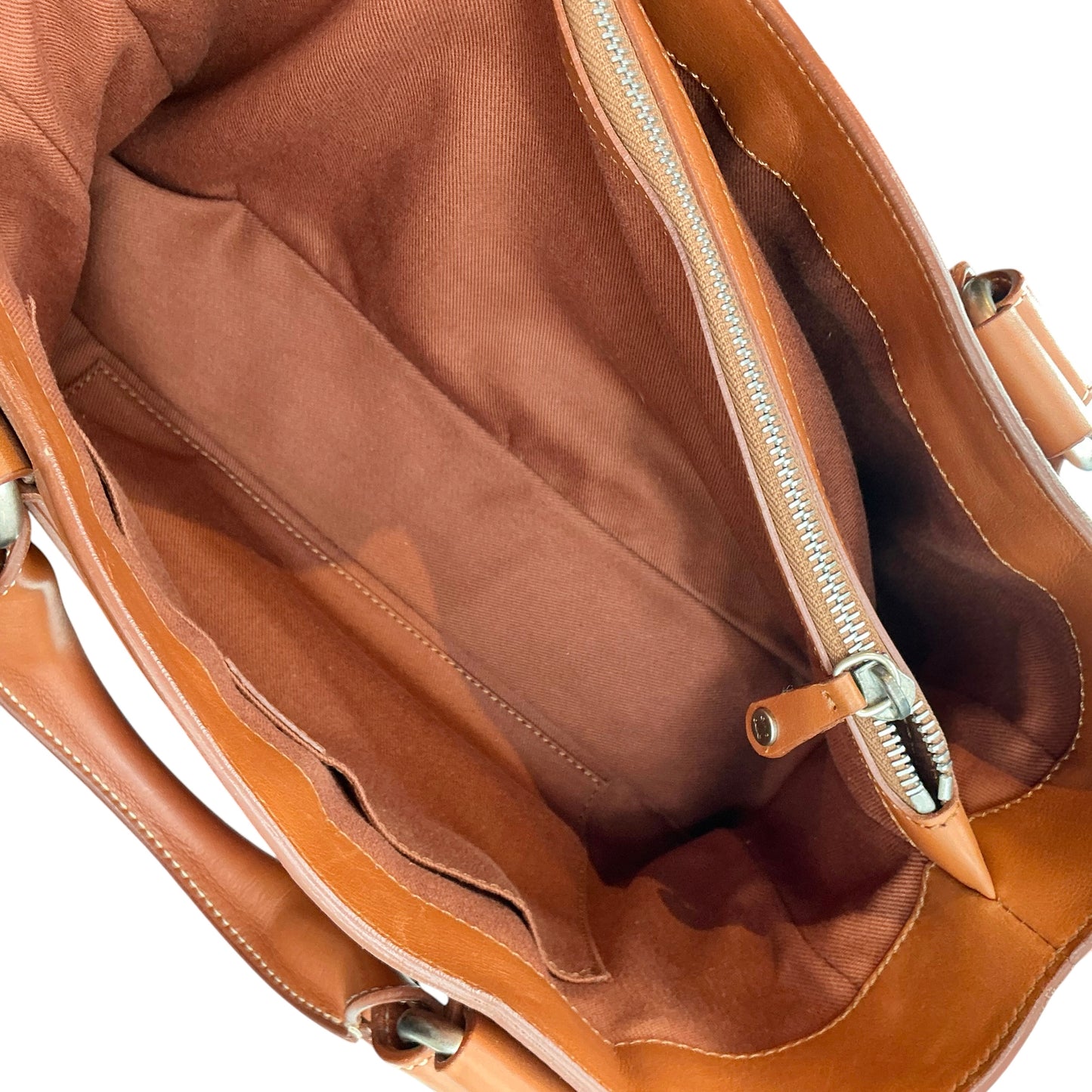Celine Vintage Brown Leather Boogie Bag