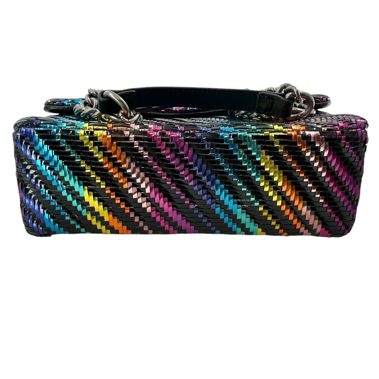 Kurt Geiger London Rainbow Woven Kensington Shoulder Bag