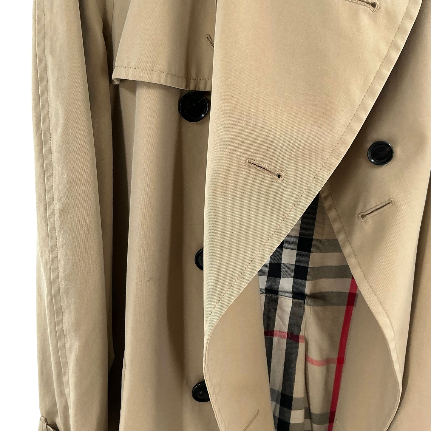 Burberry Vintage Double-Breasted Trench Coat