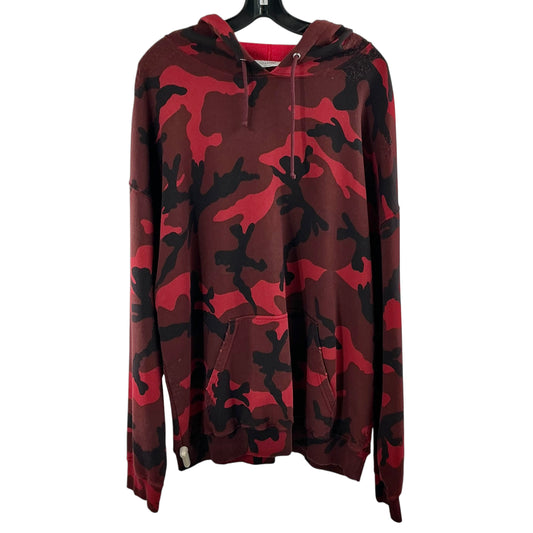 Valentino Red Camouflage Pullover Hoodie