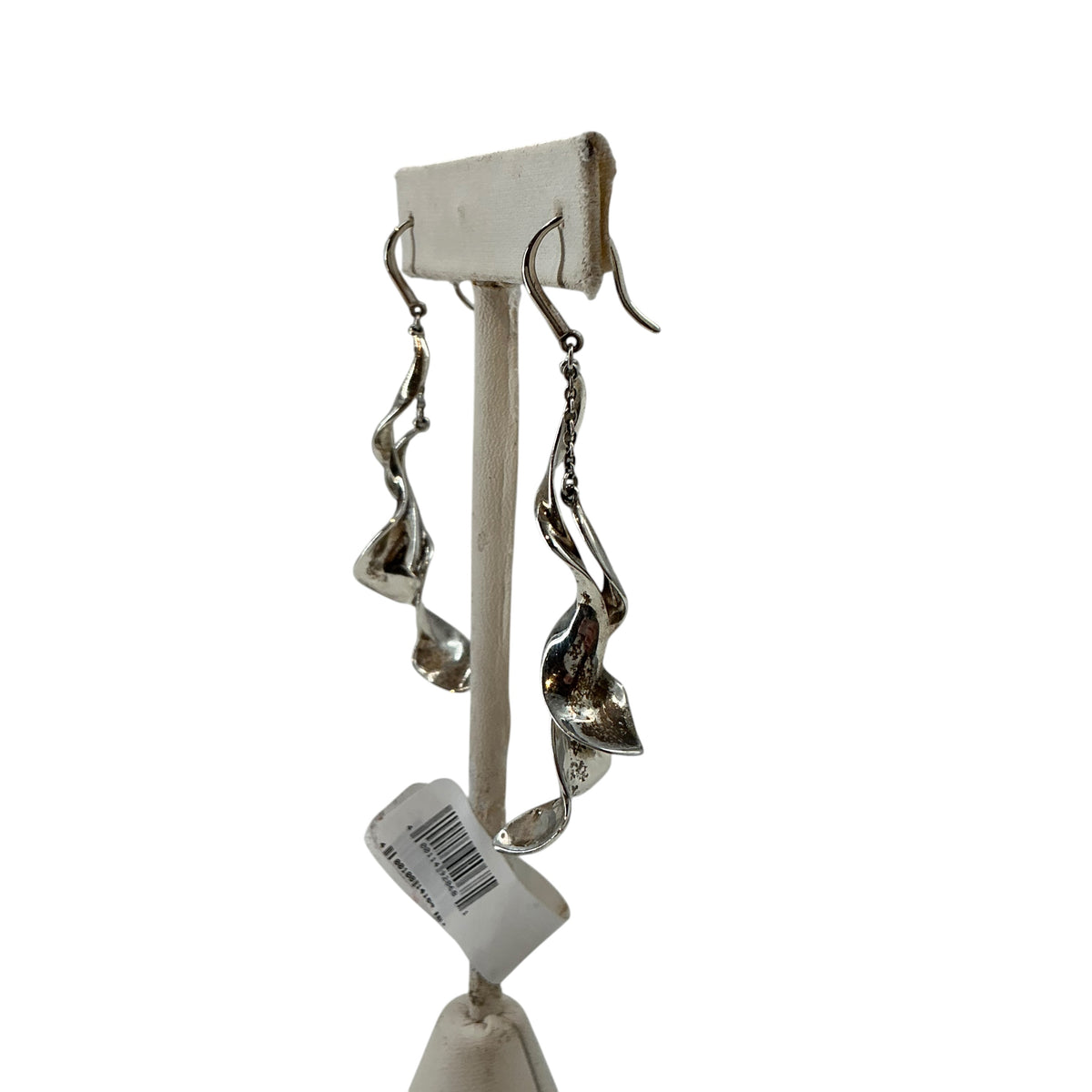 Tiffany & Co. x Frank Gehry Sterling Silver Double Orchid Drop Earrings