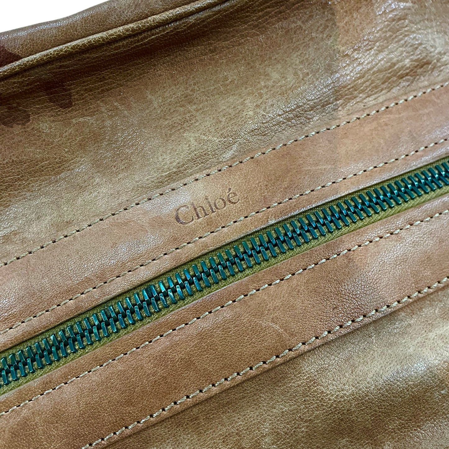 Chloé Brown Leather Utility Satchel Bag