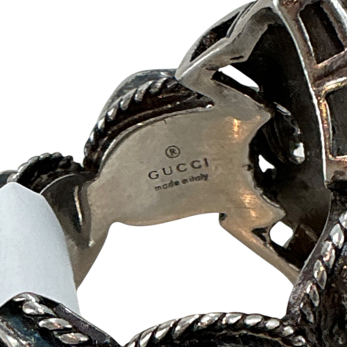 Gucci Garden Crystal Feline Head Ring