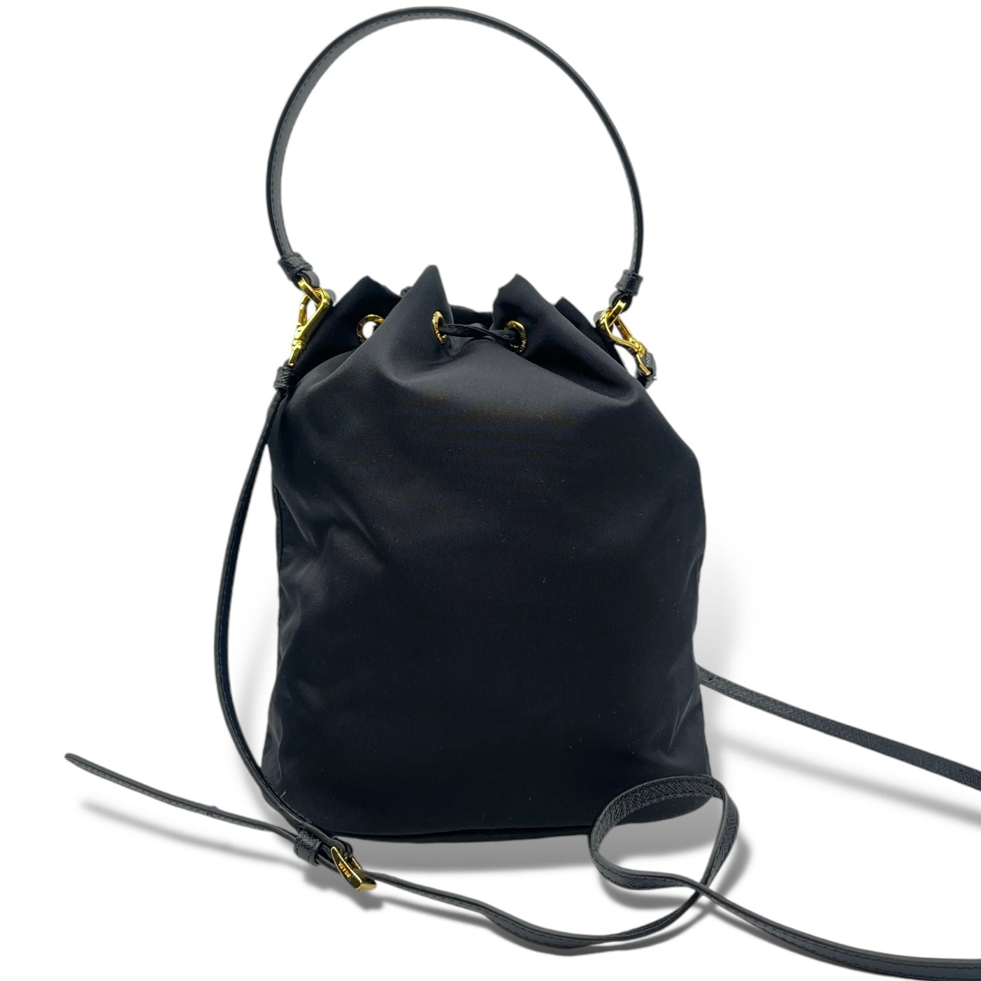 Prada Re-Nylon Duet Drawstring Shoulder Bag