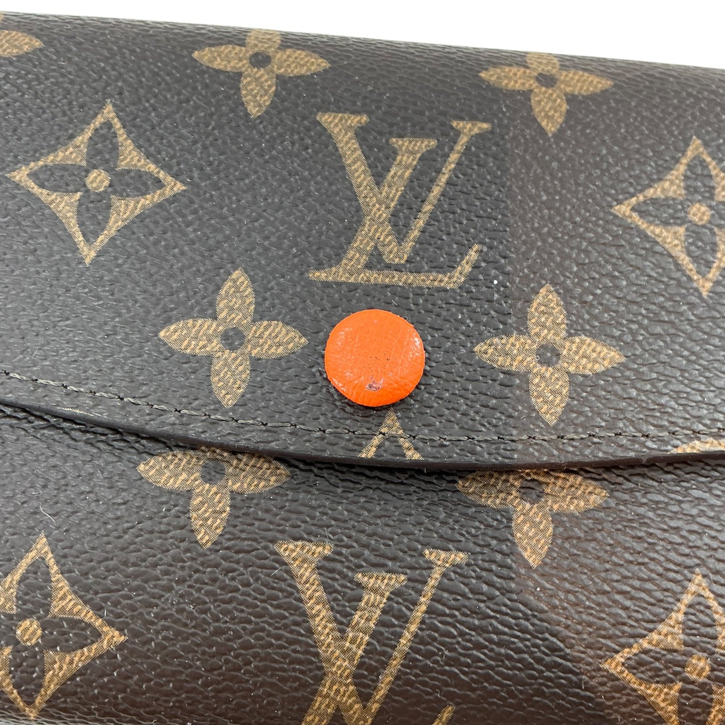 Louis Vuitton Monogram Canvas Emilie Wallet in Piment
