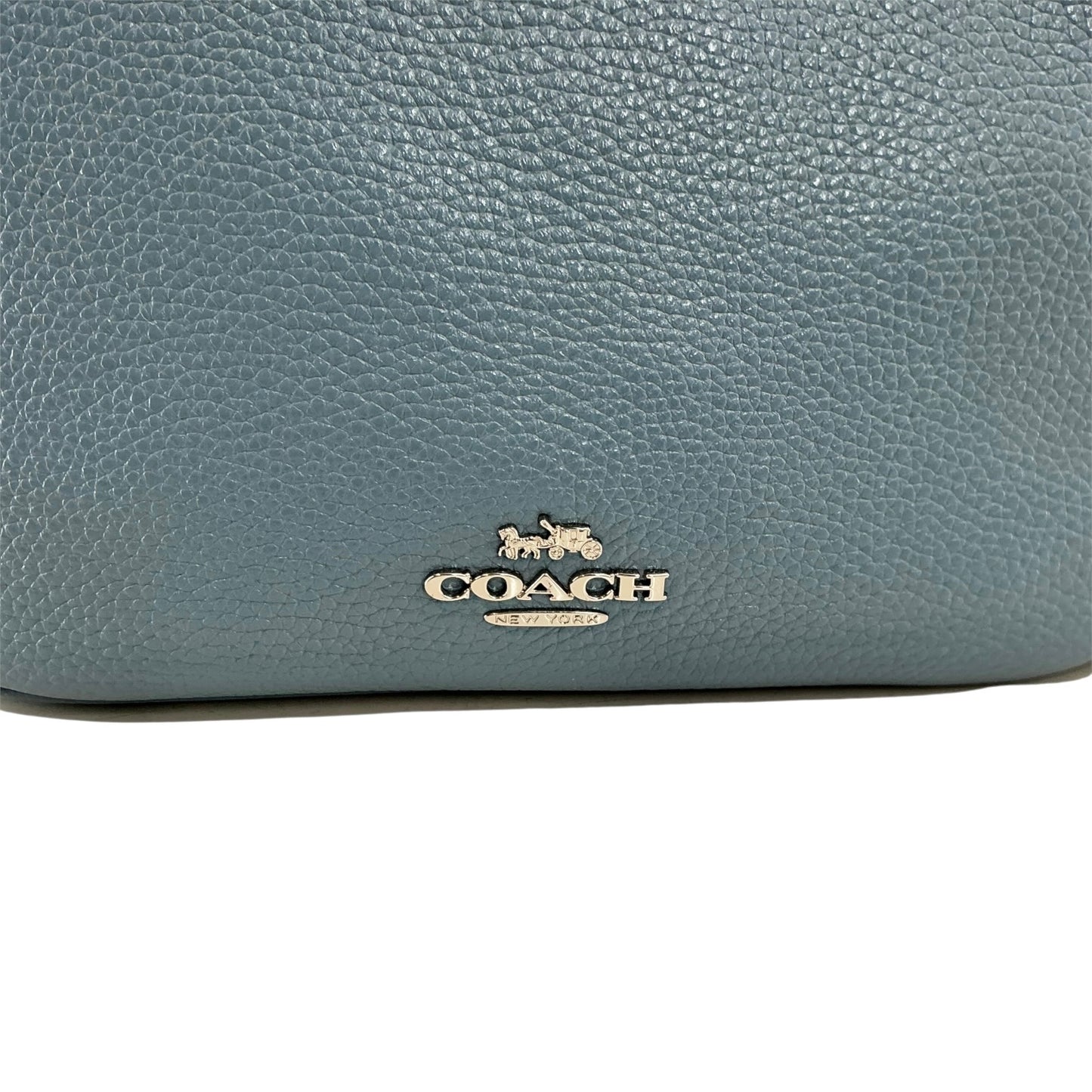 COACH F25922 Isla Chain Crossbody Bag in Pebbled Leather