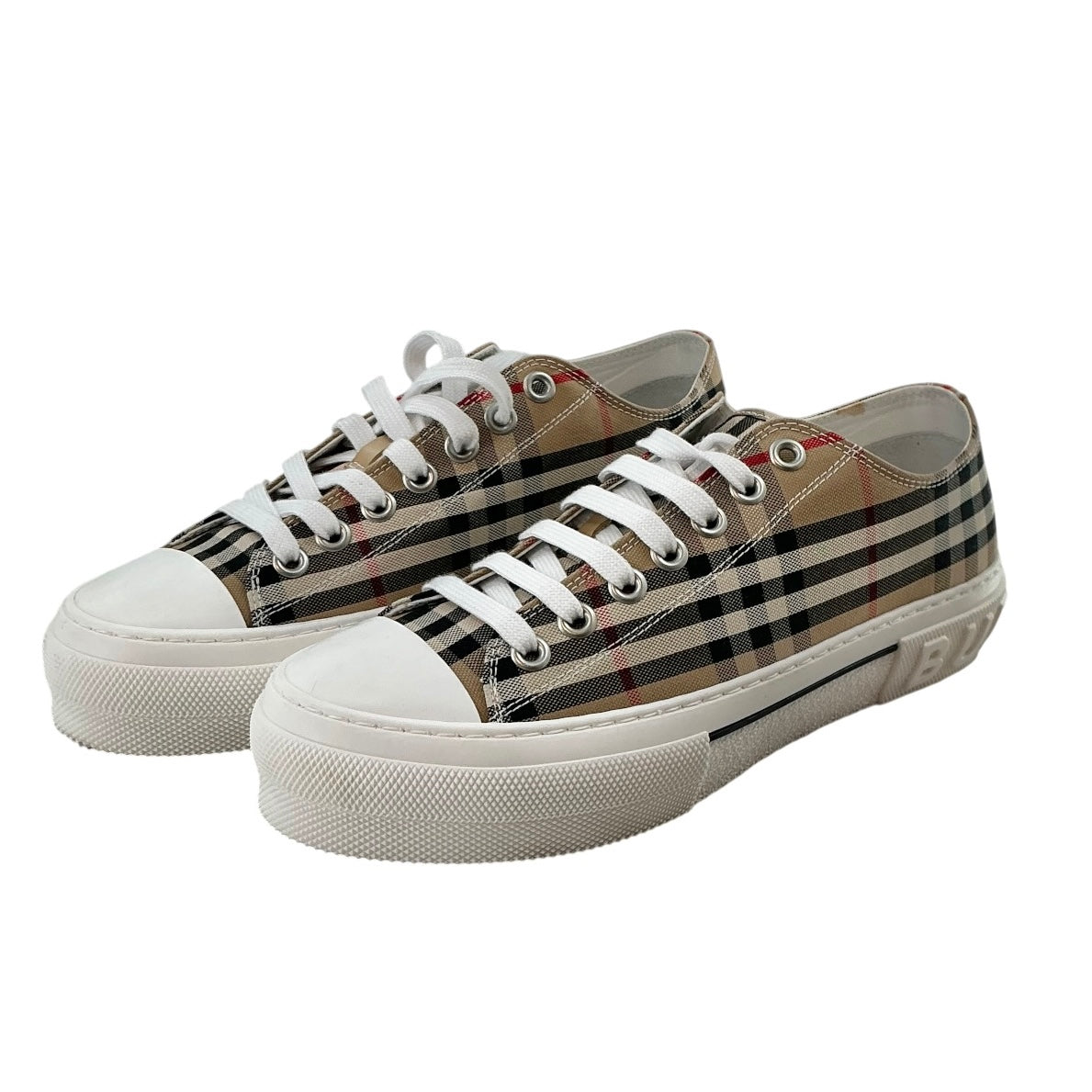 Burberry "Jack" Vintage Check Low-Top Sneakers