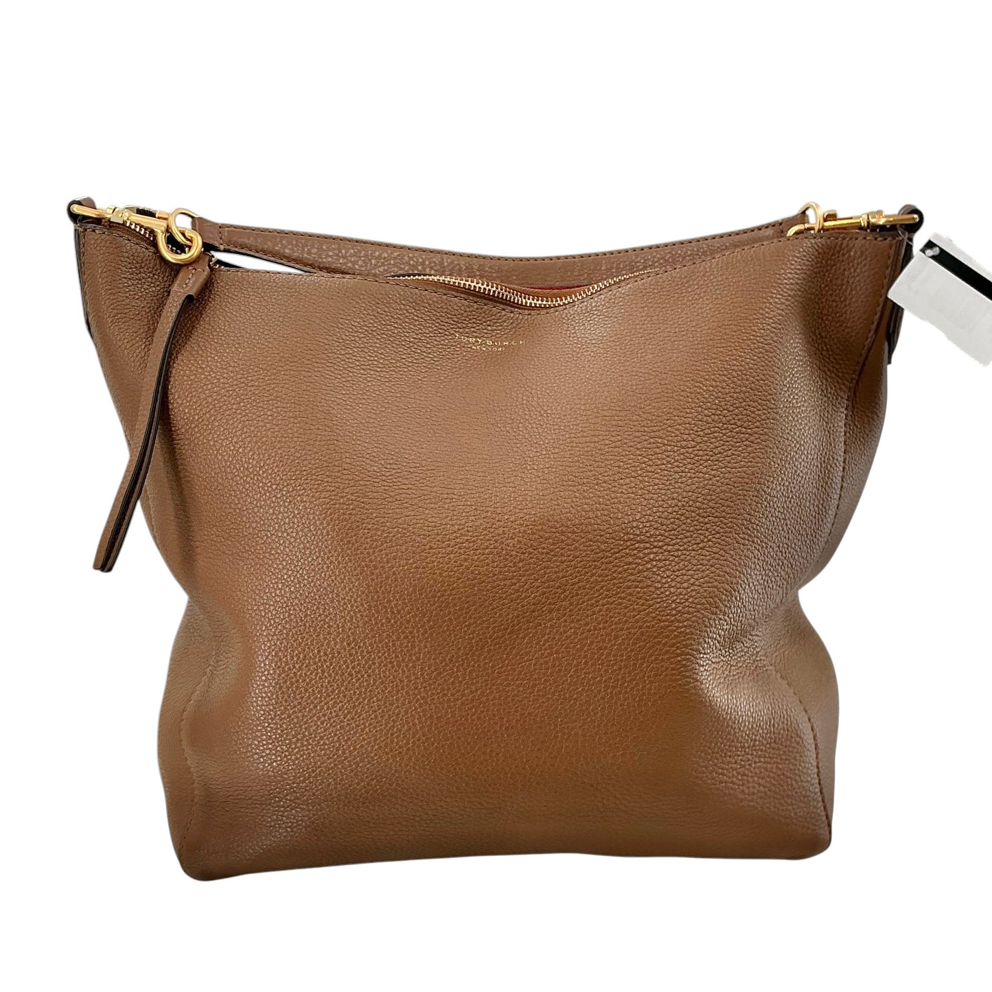 Tory Burch Perry Pebbled Leather Hobo Shoulder Bag
