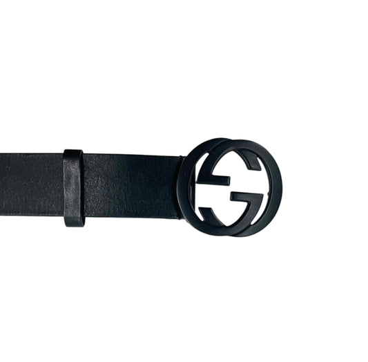 Gucci Double G Leather Belt