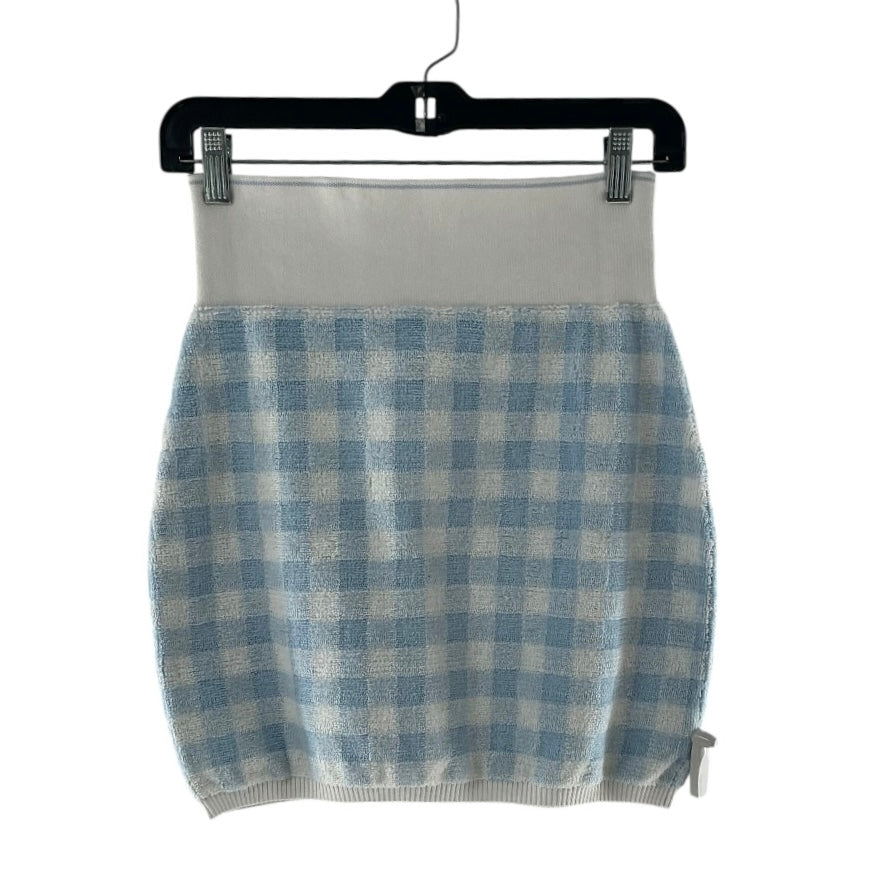Alexander Wang Gingham Terry Mini Skirt