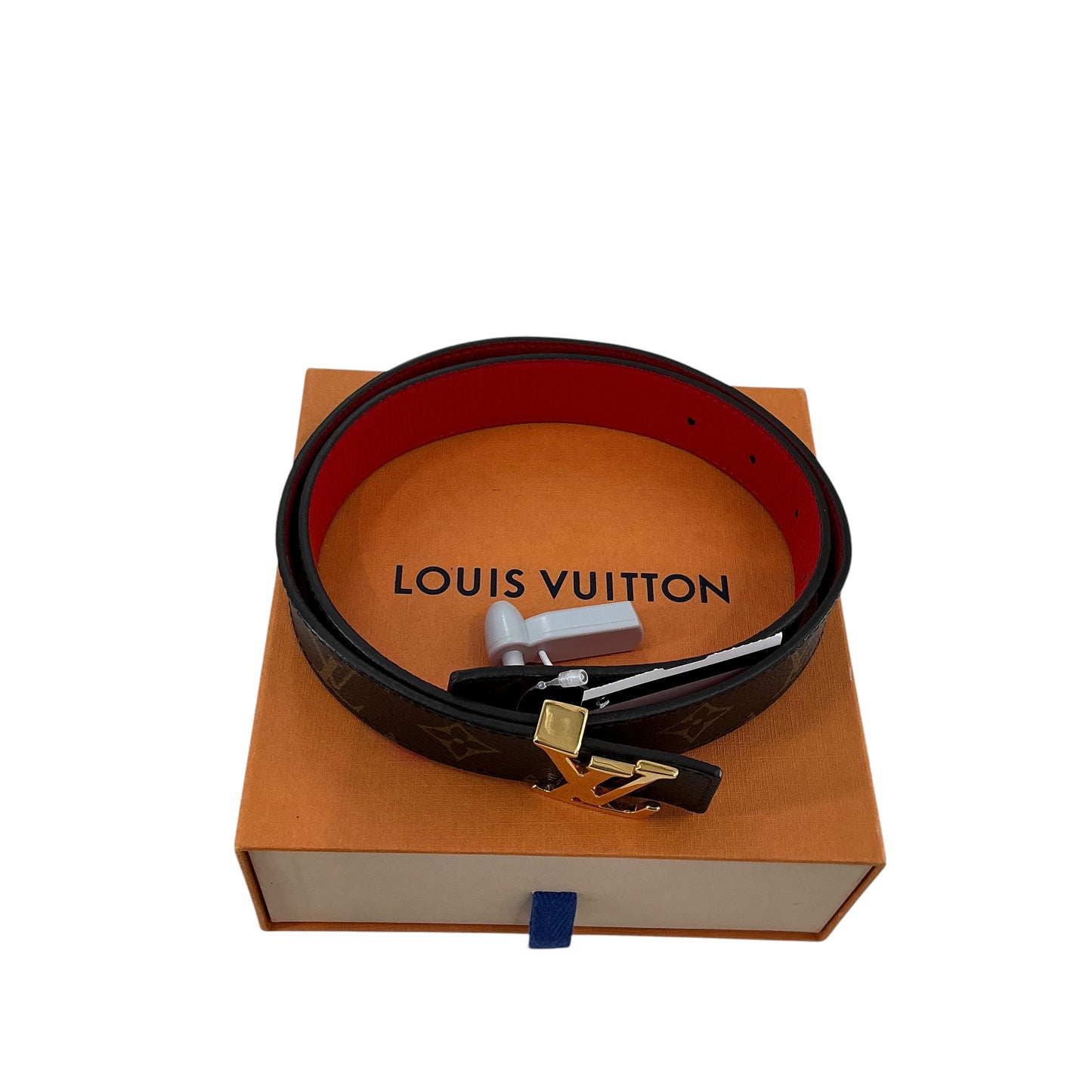 Louis Vuitton Monogram 30mm LV Initiales Reversible Belt Size 80 / 32