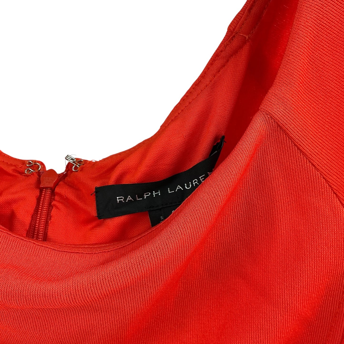 Ralph Lauren Orange Sleeveless Sheath Dress
