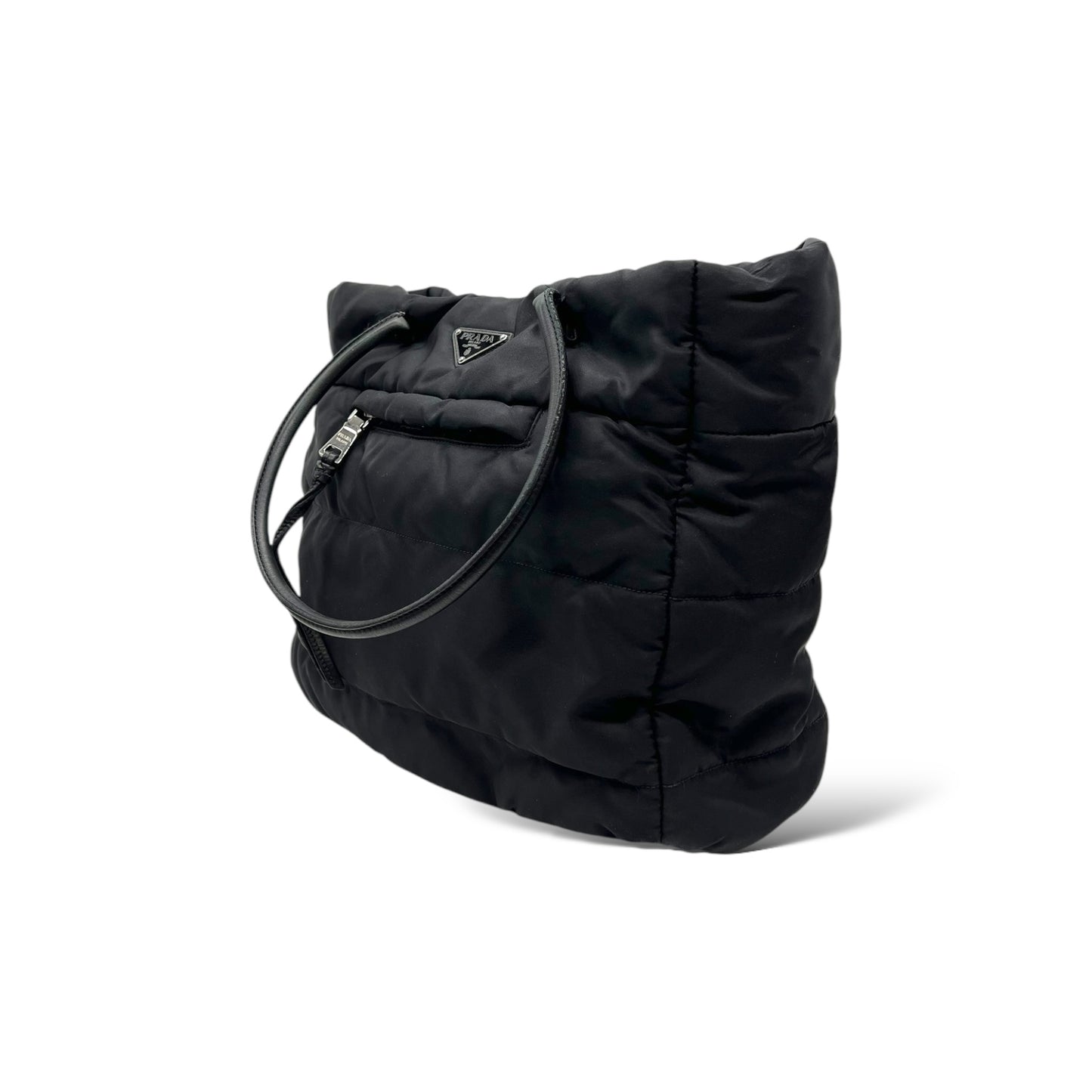 Prada Nylon Bomber Black Tote