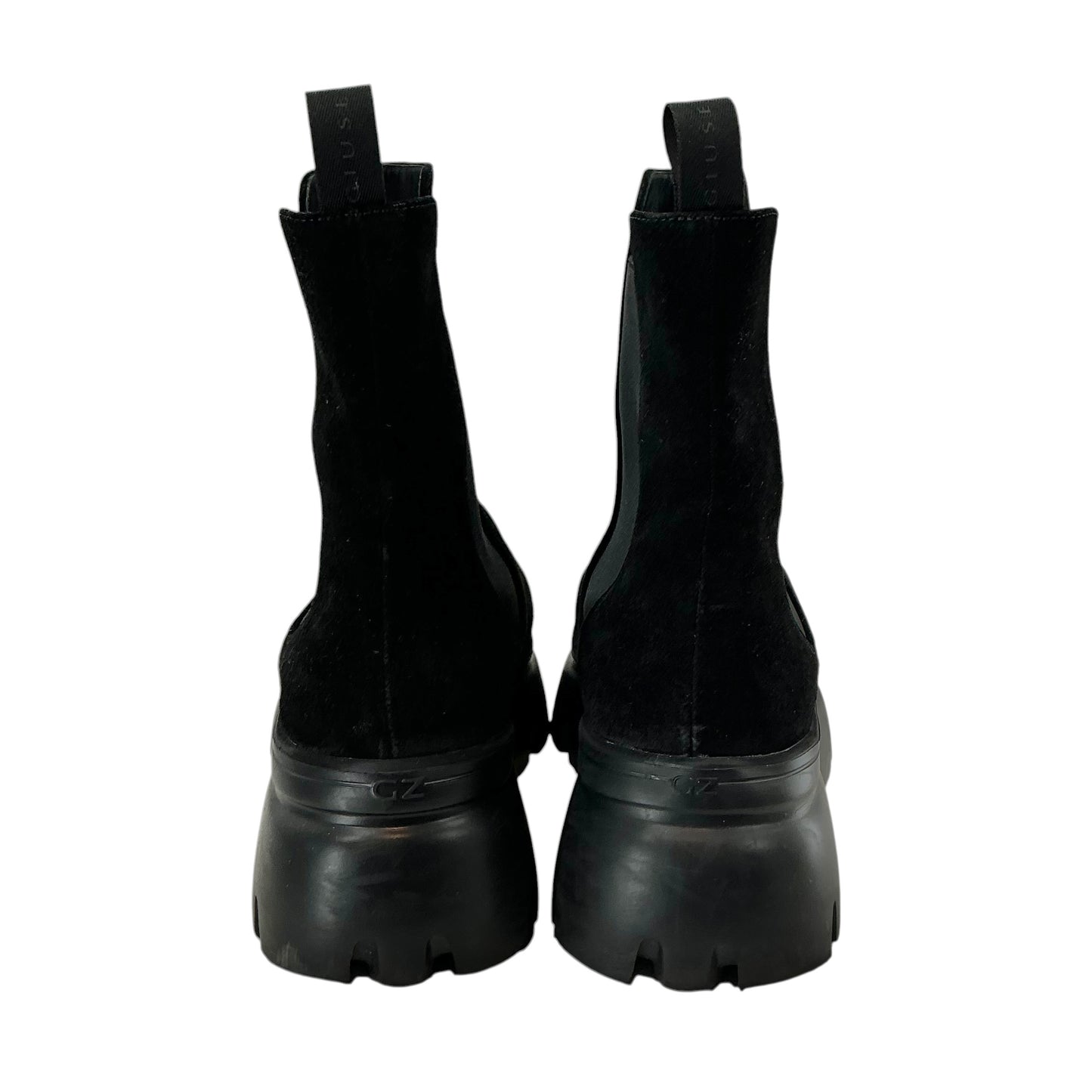 Giuseppe Zanotti Black Suede Apocalypse Chelsea Boots