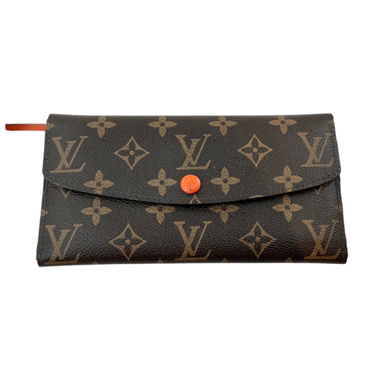 Louis Vuitton Monogram Canvas Emilie Wallet in Piment