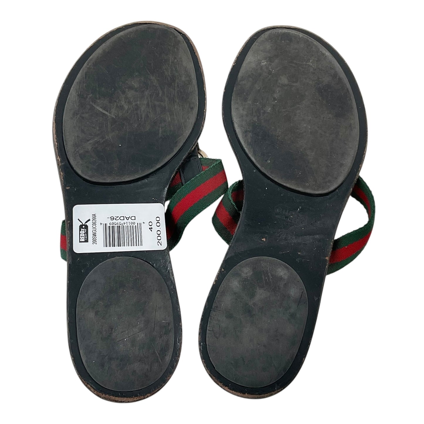 Gucci Kika GG Web Thong Sandals