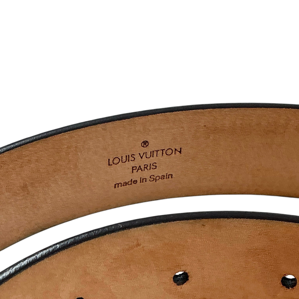Louis Vuitton Damier Ebene Inventeur Belt - Silver Buckle