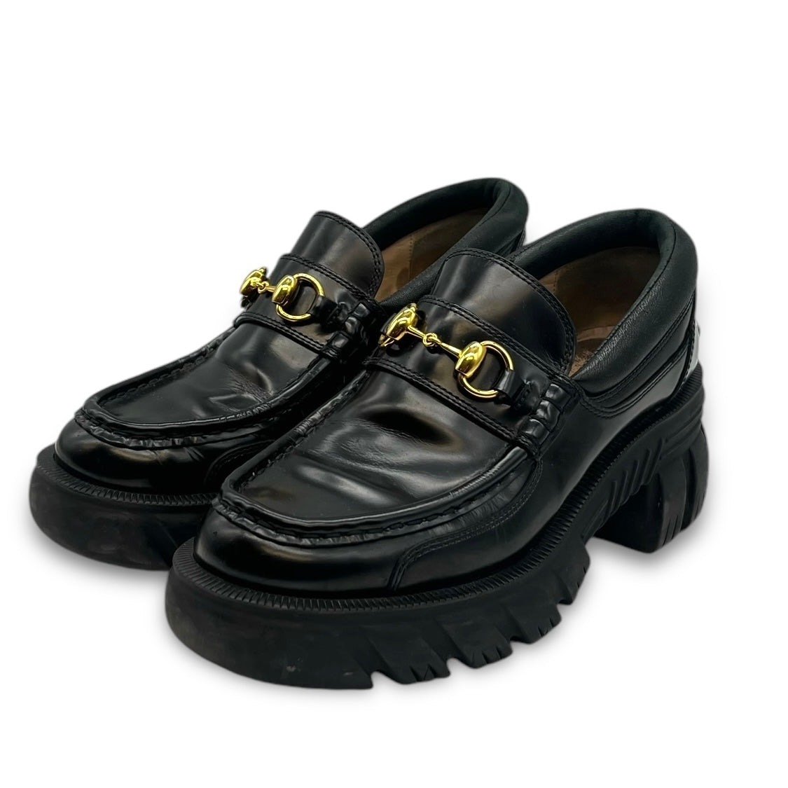 Gucci Romance Horsebit Platform Loafers