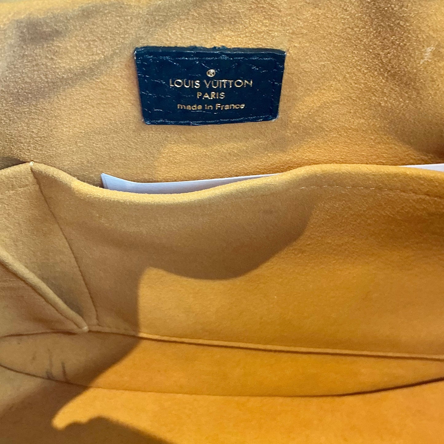 Louis Vuitton Noir Monogram Denim Shoulder Bag