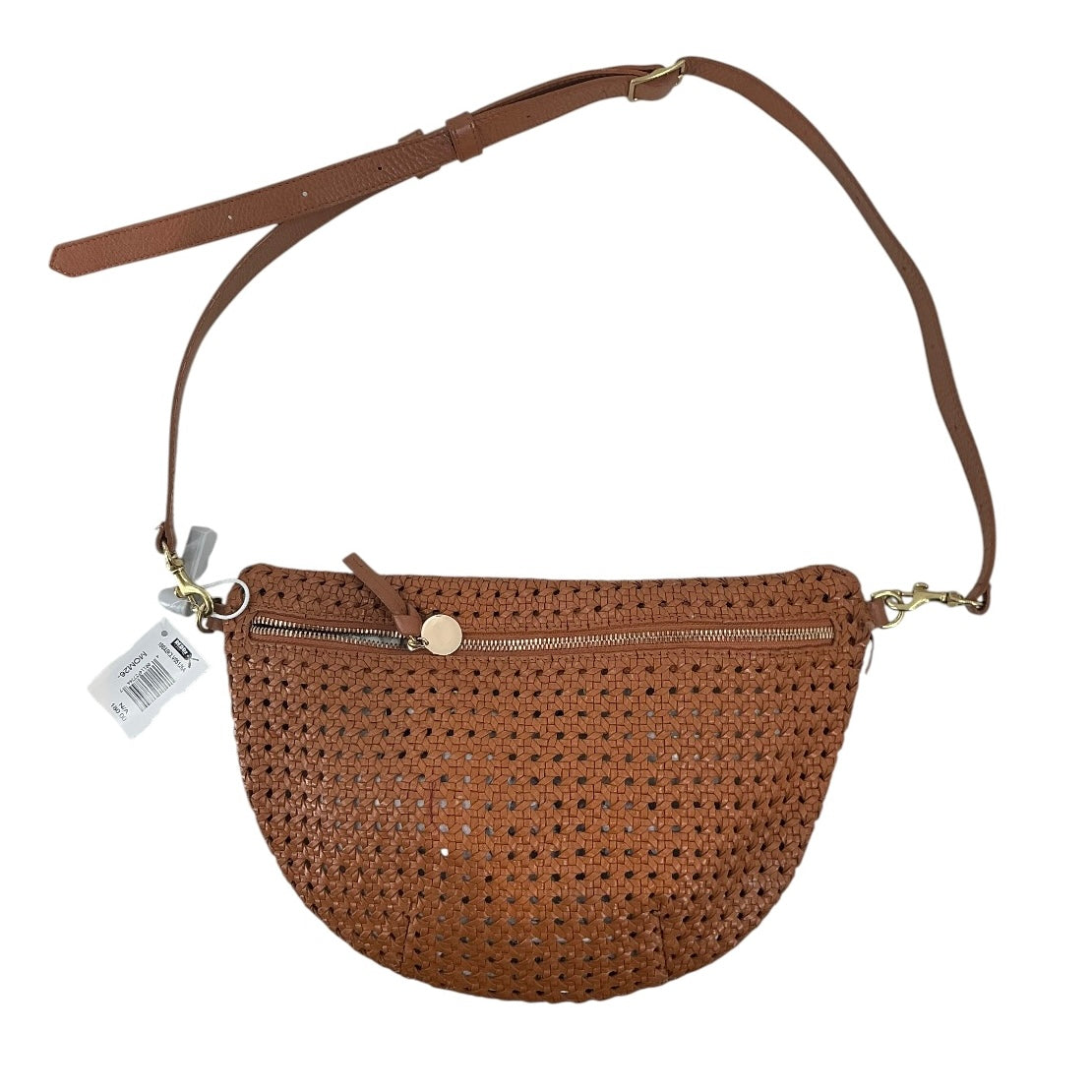 Clare V. Grande Fanny in Tan Rattan