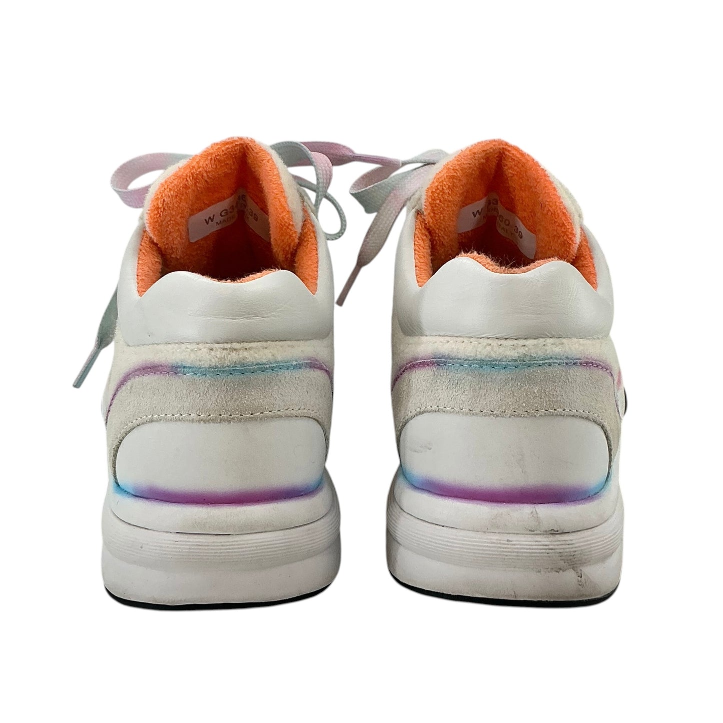 Chanel Multicolor Wool Suede Calfskin CC Sneakers