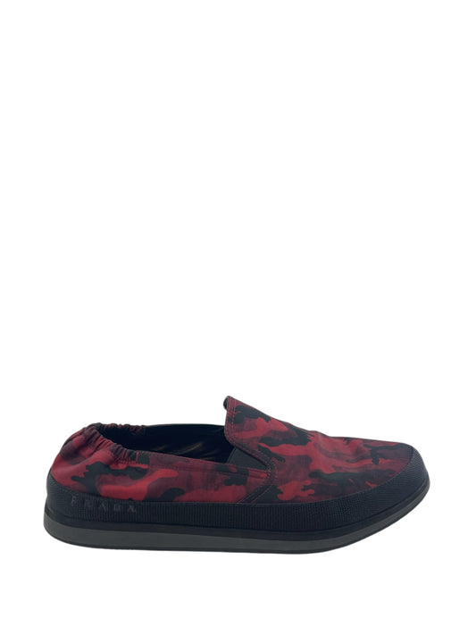 Prada Men’s Nylon Slip-On Sneakers