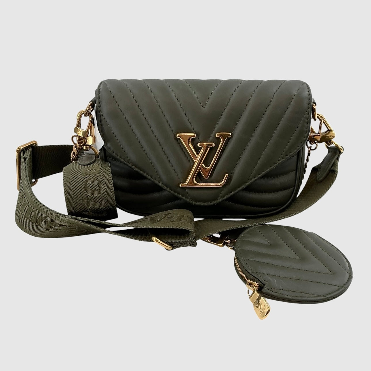 Louis Vuitton New Wave Multi-Pochette Olive Green
