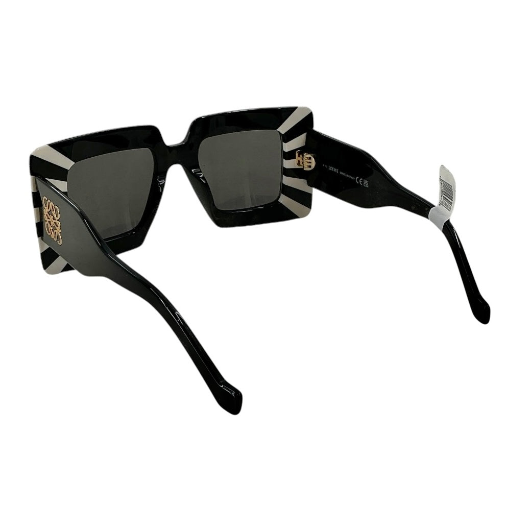 Loewe Anagram Square Striped Sunglasses