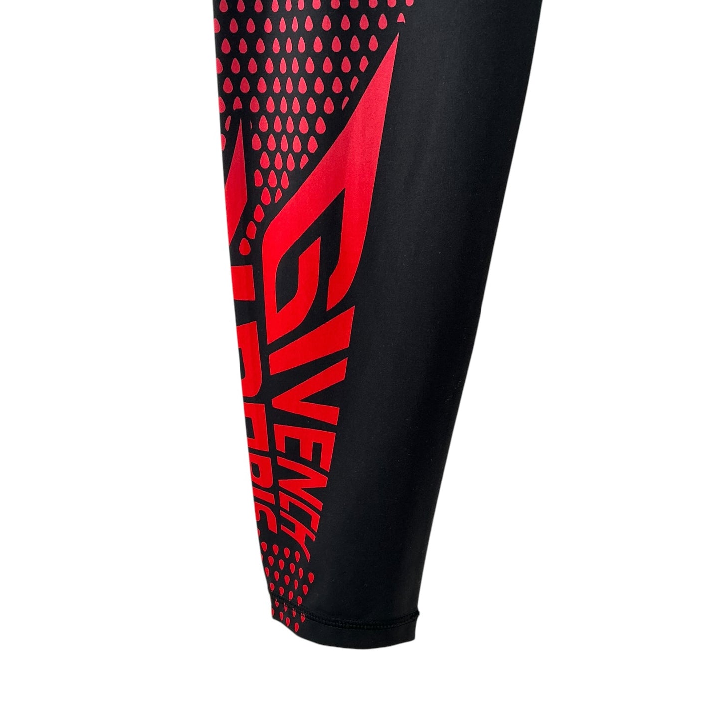 Givenchy Black & Red Logo Sport Leggings