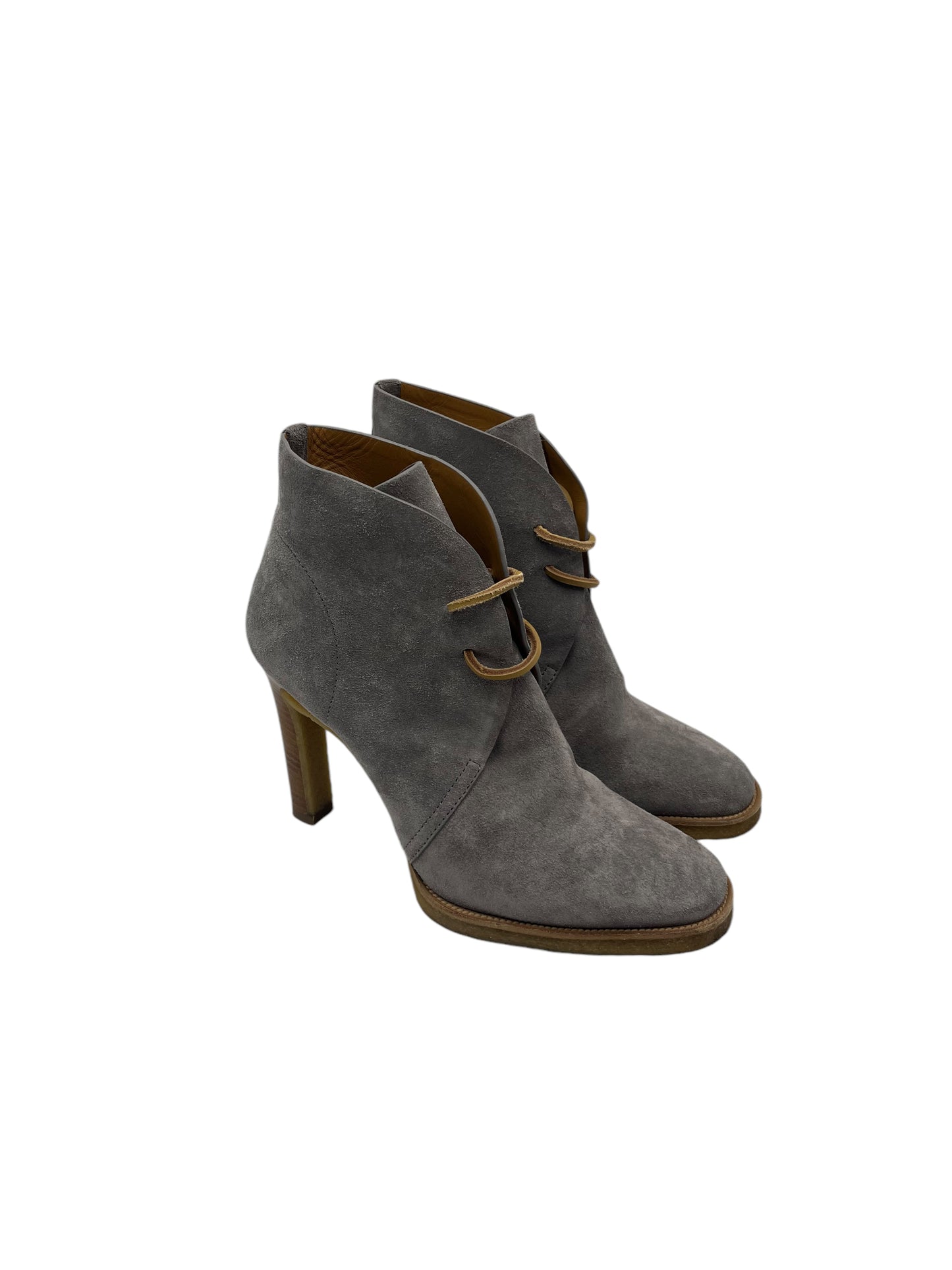 Ralph Lauren Purple Label Macy Calf-Suede Bootie