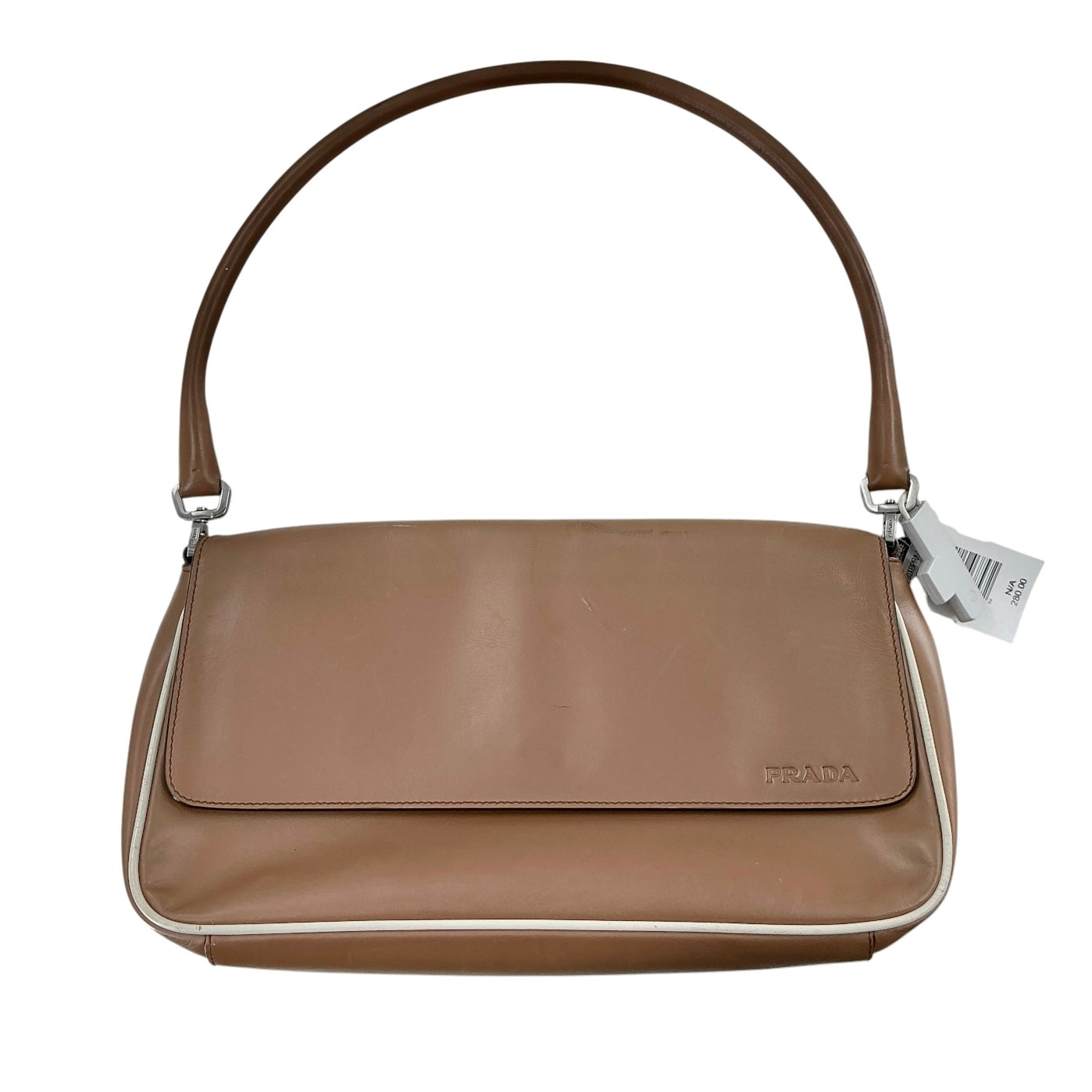 Prada Vitello Leather Flap Shoulder Bag