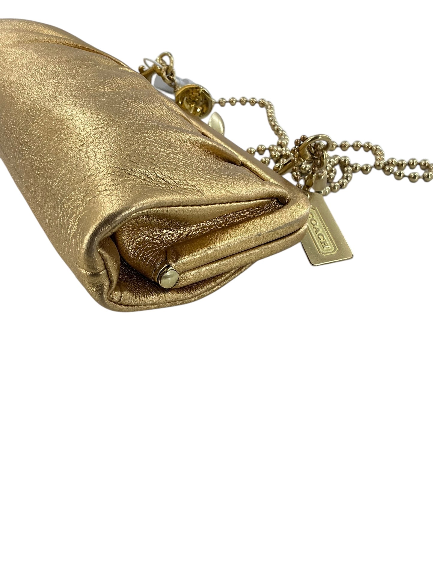 Coach Metallic Clutch