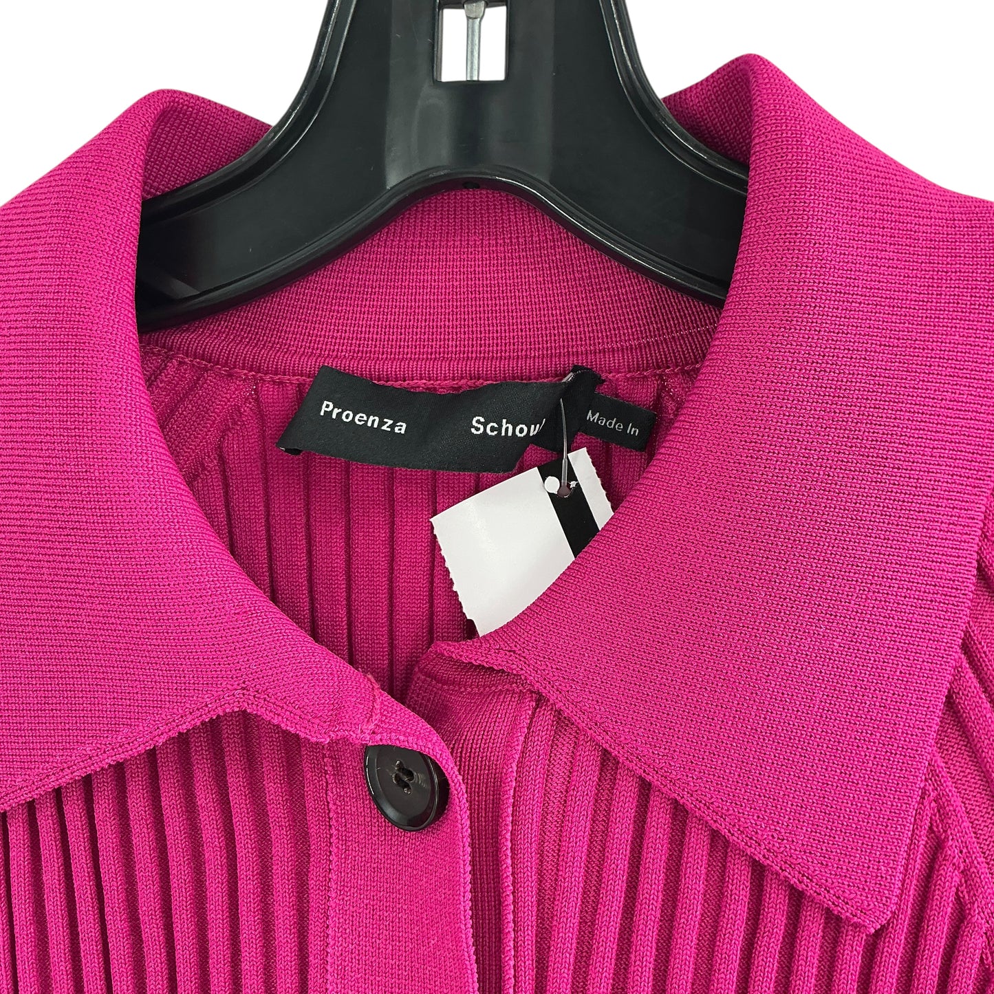 Proenza Schouler Rib-Knit Bell-Cuff Cardigan